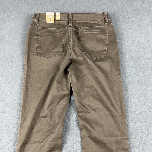 PrAna Kayla Slim Fit Jeans 8/29 Tall Inseam Skinny Stretch Brown Denim Casual - Picture 7 of 13